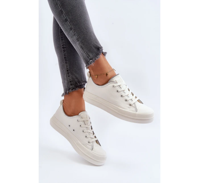 Dámské tenisky s platformou Big Star LL274A177 bílé Dámské tenisky s platformou Big Star LL274A177 bílé