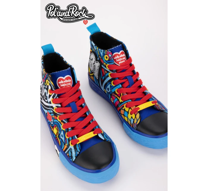 Tenisky Pol'and'Rock Festival X Big Star SS174500 Modré Tenisky Pol'and'Rock Festival X Big Star SS174500 Modré