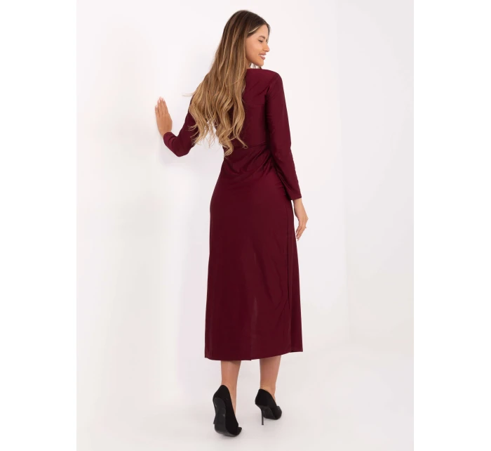 Sukienka IT SK model 21314472 bordowy - FPrice