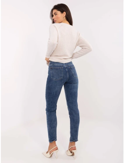 Spodnie jeans SP ciemny niebieski model 21734293 - FPrice
