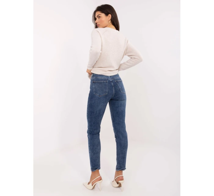 Spodnie jeans SP ciemny niebieski model 21734293 - FPrice