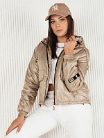 Dámská přechodová bunda ARON camel FashionStreet TY4112