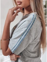 Dámská tepláková souprava oversize SPORT LIKE šedá FashionStreet AY1145