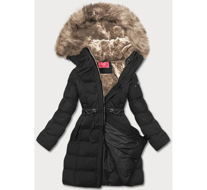 ZIMOWA KURTKA DAMSKA Z KAPTUREM CZARNA model 21244862 - LHD