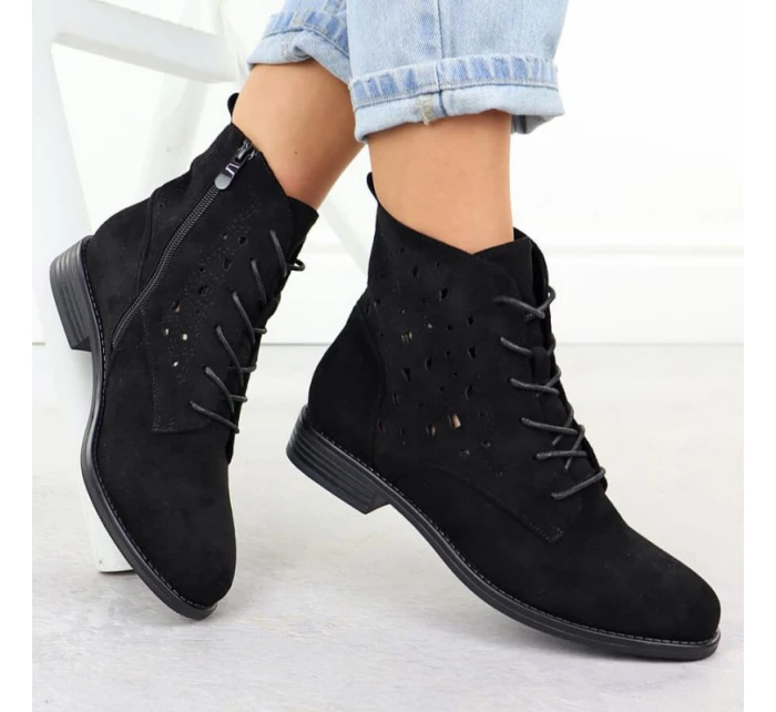 S.Barski W HY51-136 OLI284A semišové boty