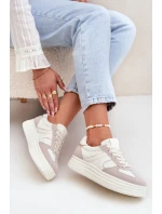 Dámské Tenisky Na Platformě Béžové model 21688256 - Boto Dámské Tenisky Na Platformě Béžové model 21688256 - Boto