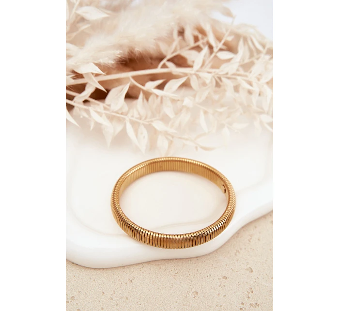 Dámský náramek ze nerezové oceli zlatý Dámský náramek ze nerezové oceli zlatý