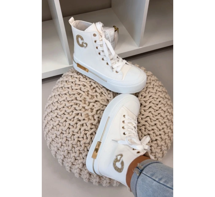 Dámské tenisky na platformě Bílé Meloria