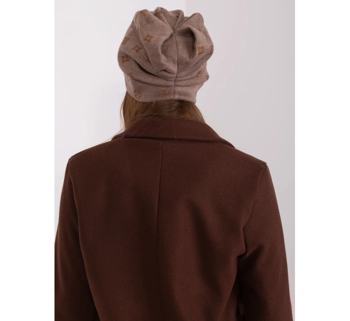 Czapka AT CZ model 18987469 brązowy - FPrice Czapka AT CZ model 18987469 brązowy - FPrice