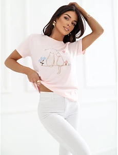 Tričko IR TS R2766.60 světle růžové