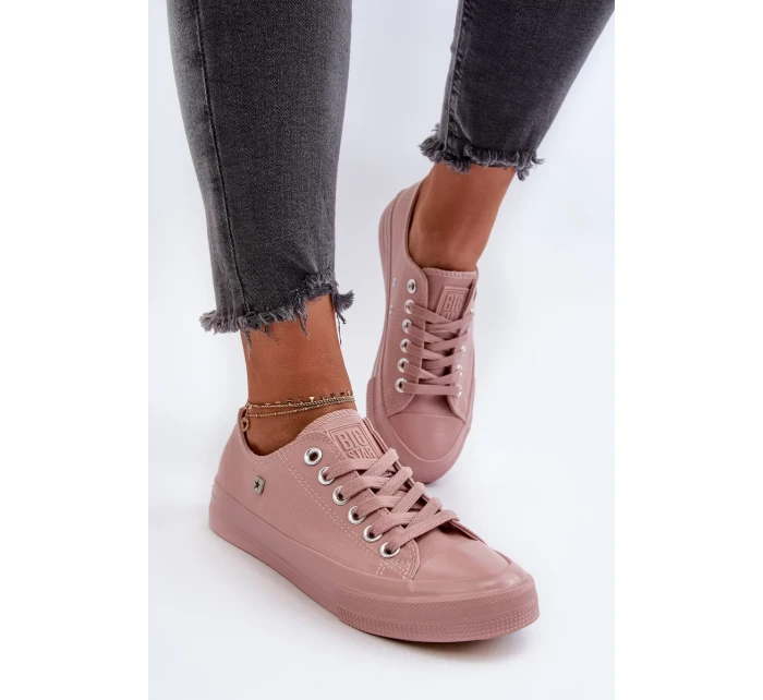 Dámské klasické tenisky Big Star – růžové