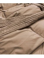 Béžová dámská zimní  bunda model 21244489 - J.STYLE