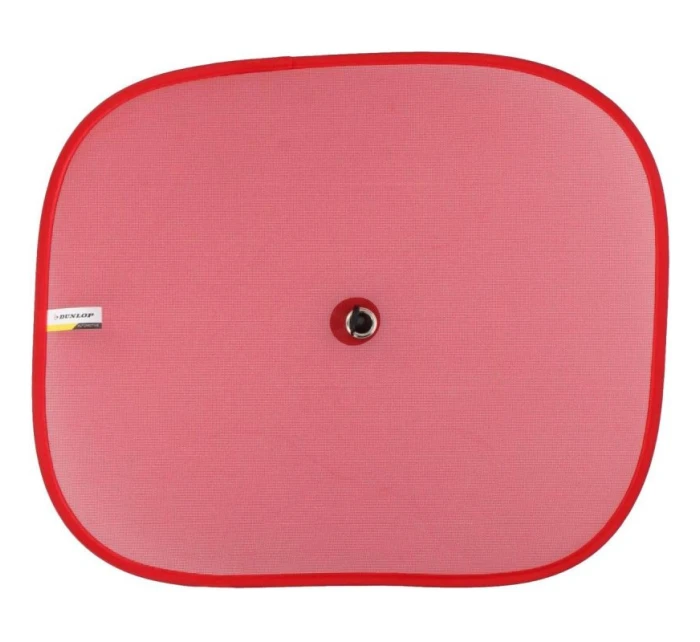SLUNEČNÍ CLONA S PŘÍSAVKOU 2KS DUNLOP ČERVENÁ