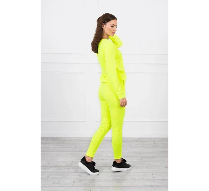 Tepláková souprava žlutá neonová