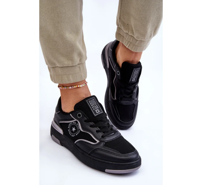 Dámská sportovní obuv Big Star model 21608865 Černá a šedá - Big Star Shoes Dámská sportovní obuv Big Star model 21608865 Černá a šedá - Big Star Shoes