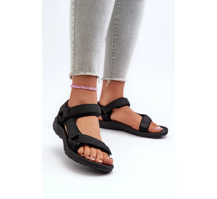Lehké Sportovní Dámské Sandály Černé model 21662079 - EVENTO