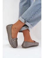 Třpytivé Plátěné Mokasíny Z Přírodní Kůže D&A LR51-546 Stříbrné Třpytivé Plátěné Mokasíny Z Přírodní Kůže D&A LR51-546 Stříbrné