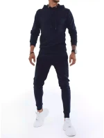 Pánské tmavě modré tepláky Dstreet AX0429 Pánské tmavě modré tepláky Dstreet AX0429