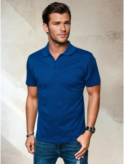 Pánské modré polo tričko Dstreet PX0551