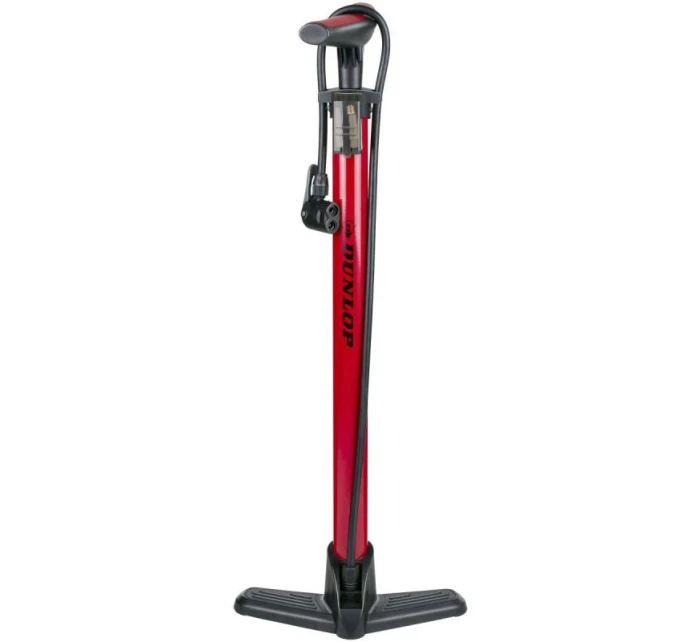 DUNLOP BIKE PUMP 174psi (12bar) RED DUNLOP BIKE PUMP 174psi (12bar) RED