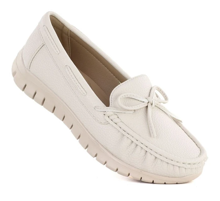 Dámské krémové polobotky Sergio model 22078949 - LEONE