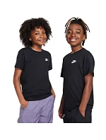 Dětské tričko Nike Sportswear černé FZ5177 010 Dětské tričko Nike Sportswear černé FZ5177 010