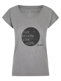 Dámské bavlněné tričko Star-w světle šedá - Kilpi