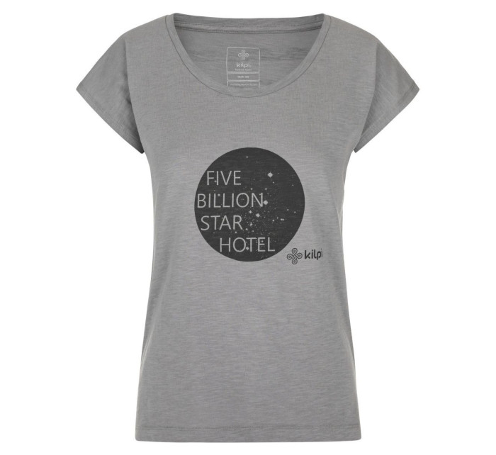 Dámské bavlněné tričko Star-w světle šedá - Kilpi