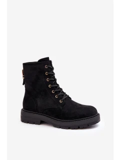 Dámské Workery Botky na Zip Černé model 21638121 - Boto