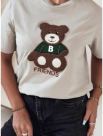 BAREN dámské tričko pistáciová Dstreet RY2566