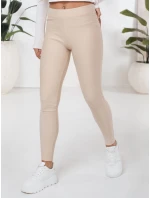FashionStreet béžové dámské legíny UY2731 FashionStreet béžové dámské legíny UY2731
