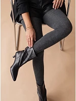 Dámské silné krycí punčocháče z bavlny, antracitové, FashionStreet UY3216 Dámské silné krycí punčocháče z bavlny, antracitové, FashionStreet UY3216