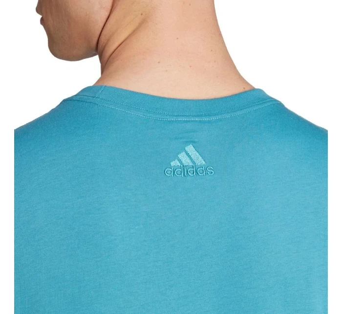Tričko adidas Essentials Single Jersey Linear s vyšitým logem M IJ8655