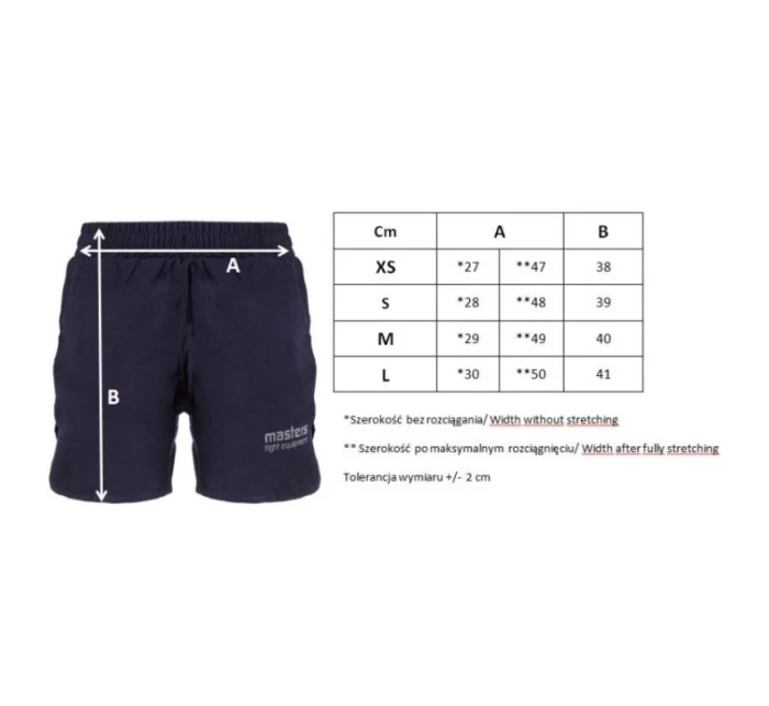 Dámské krátké šortky MASTERS SKW-COMPRESSION námořnická modrá