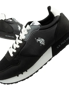 U.S. Polo Assn sportovní boty tenisky pánské módní pohodlné černé