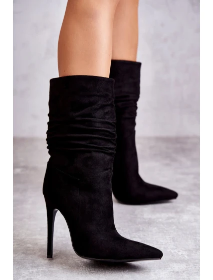 Dámské kozačky kozačky Černé model 21597019 - Boto