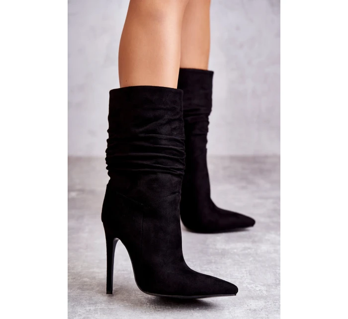 Dámské kozačky kozačky Černé model 21597019 - Boto