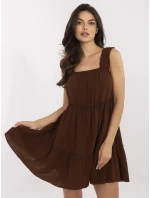 MI SK šaty A5036.78 hnědá MI SK šaty A5036.78 hnědá