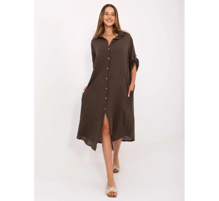 TW SK BI šaty 24135.81 tmavě hnědé