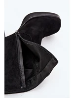 Dámské botky na sloupku – černé Pavinne Dámské botky na sloupku – černé Pavinne