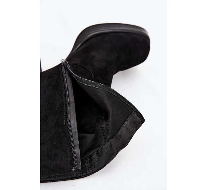 Dámské botky na sloupku – černé Pavinne Dámské botky na sloupku – černé Pavinne