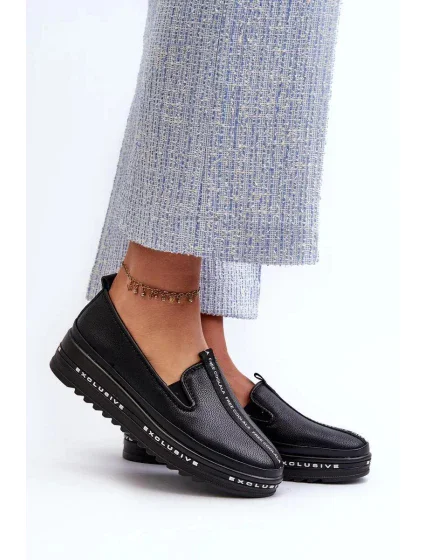 Polobotky model 21099111 černobílé Step in style - SWEET SHOES