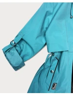 Prosta kurtka damska na podszewce Goodlookin niebieska (KK60409-3#)