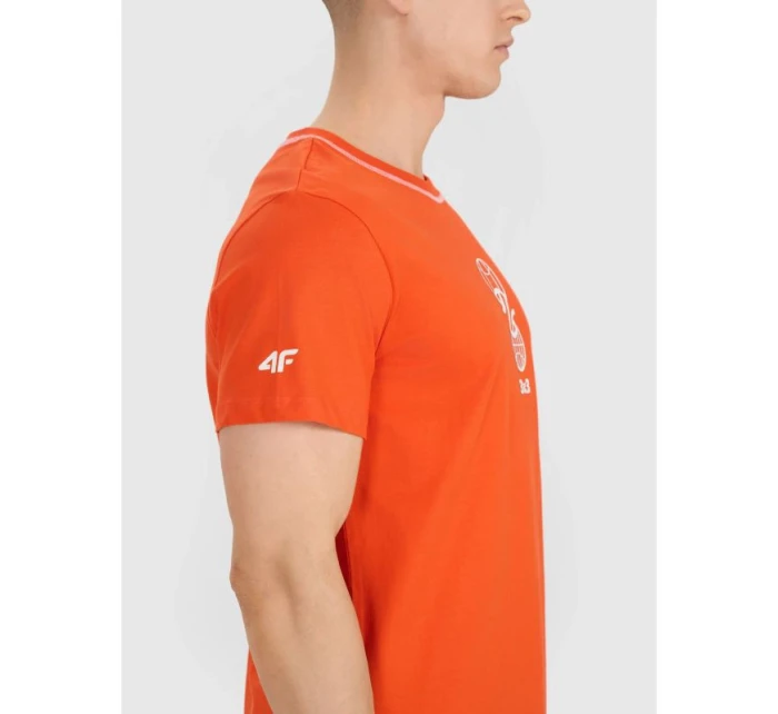 Pánské tričko s potiskem 4F 4FRSS25TTSHM3092-70S pánské