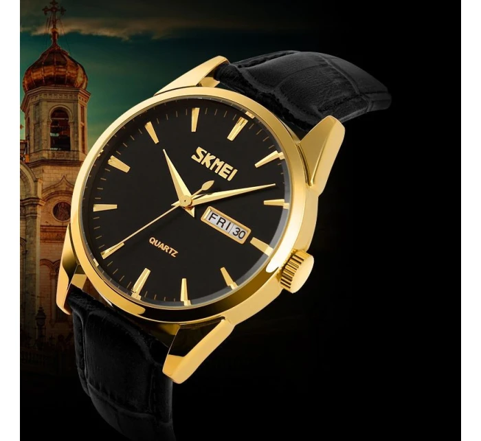 Pánské hodinky Skmei 9073GDBK-B + BOX Pánské hodinky Skmei 9073GDBK-B + BOX