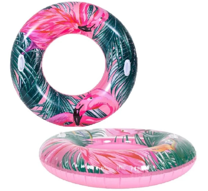 TROPICKÝ PLAVECKÝ KRUH 115CM 37598 RŮŽOVÝ TROPICKÝ PLAVECKÝ KRUH 115CM 37598 RŮŽOVÝ