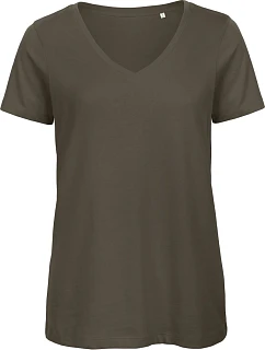 B&C Inspire V T /women_° Dámské tričko s výstřihem do V model 22483697 khaki