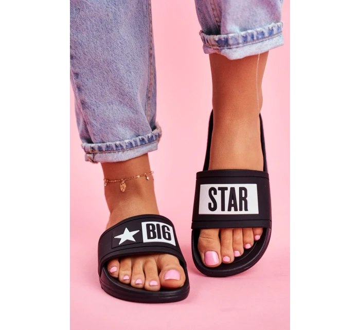 Dámské Nazouváky Big Star Černé model 21518439 - Big Star Shoes Dámské Nazouváky Big Star Černé model 21518439 - Big Star Shoes