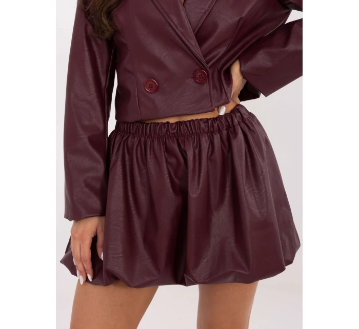 Spódnica IT SD model 21749928 bordowy - FPrice Spódnica IT SD model 21749928 bordowy - FPrice