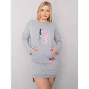 Šaty RV SK 7178.44 šedá